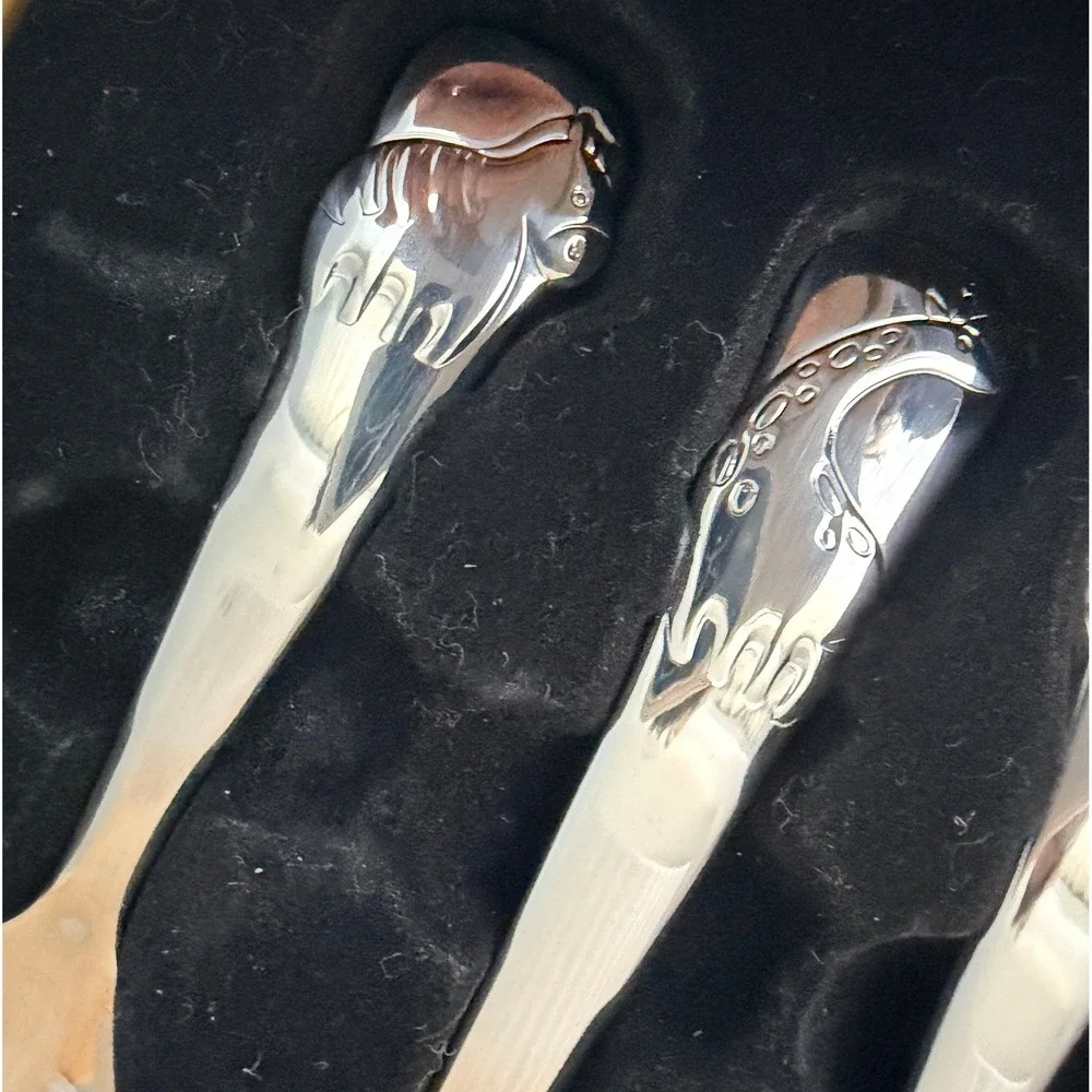 Oneida Wildlife Buddies 6pc Progress Baby & Child Silver 18/10 Stainless Steel